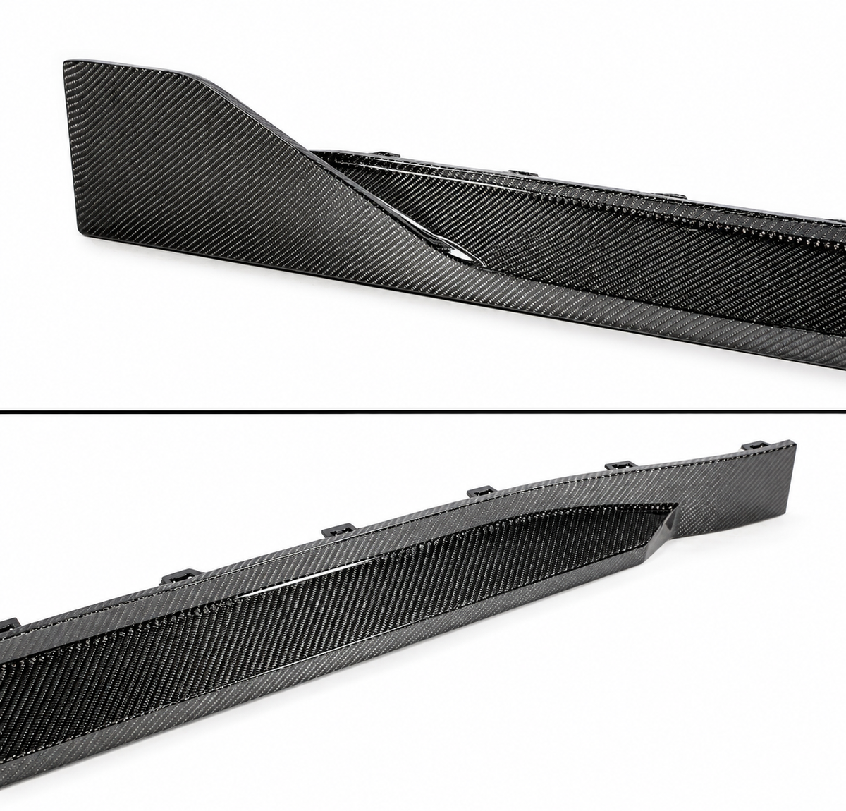 PARA BMW G80 M3 MP ESTILO FIBRA CARBONO REAL FALDÓN EXTENSIÓN LATERAL REPUESTO 21-26