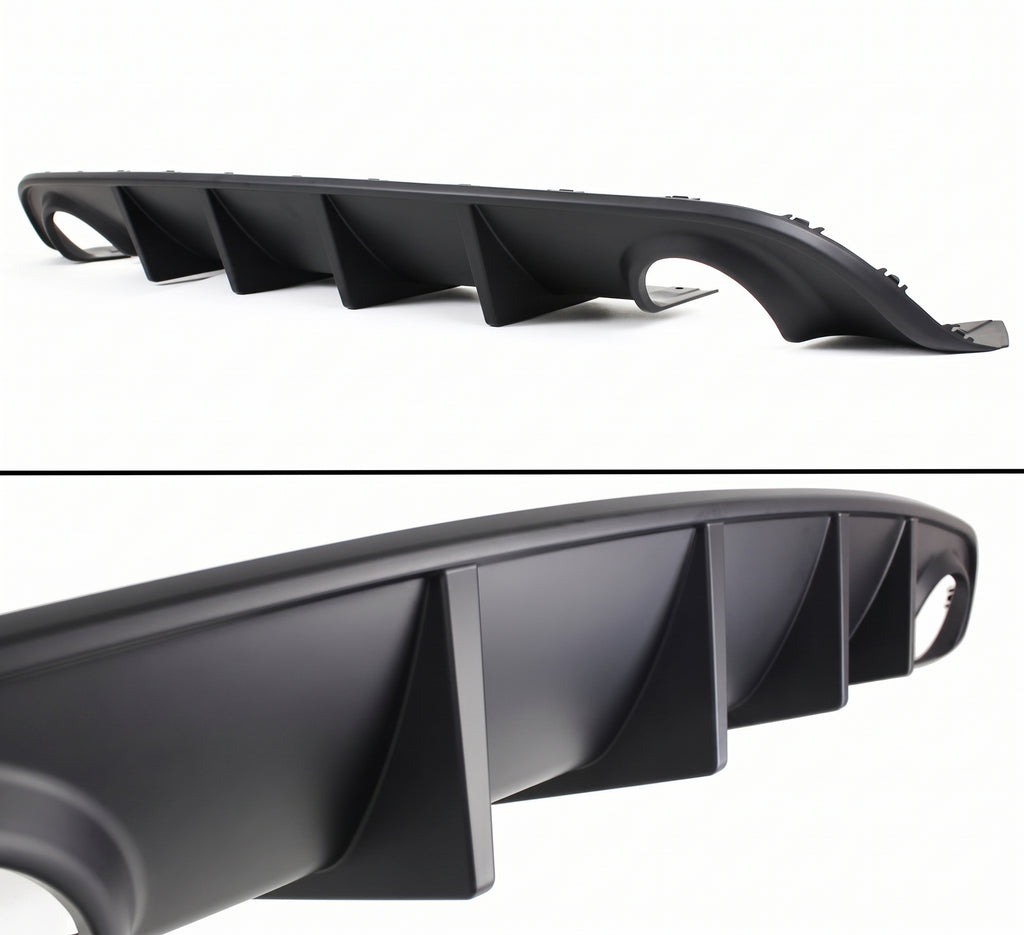 Dodge Charger SRT R/T Scat Pack 2015-2023 Difusor de parachoques trasero negro mate
