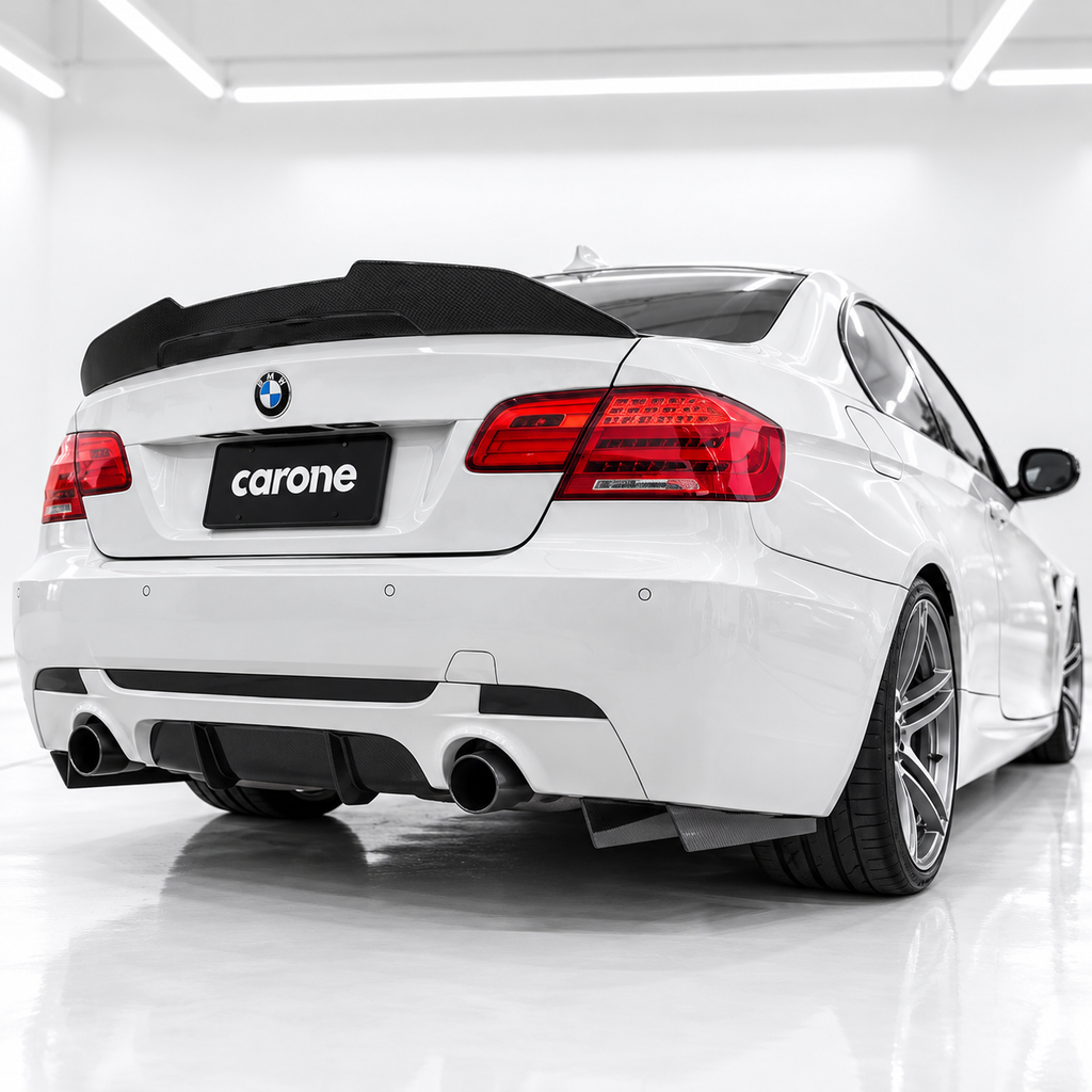 ALERÓN MALETERO NEGRO BRILLANTE BMW E92 M3 328i 335i V2 PSM DUCKBILL 2007-2013