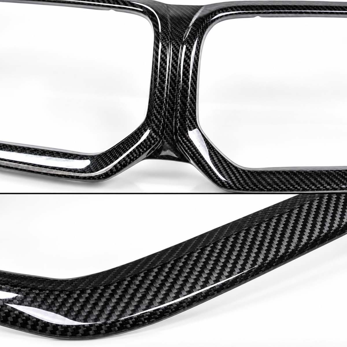PARA BMW G20 330i M340i 2023-26 REJILLA DE FIBRA DE CARBONO SECA GUARNIZACIÓN INSERTO EMBELLECEDOR CUBIERTA
