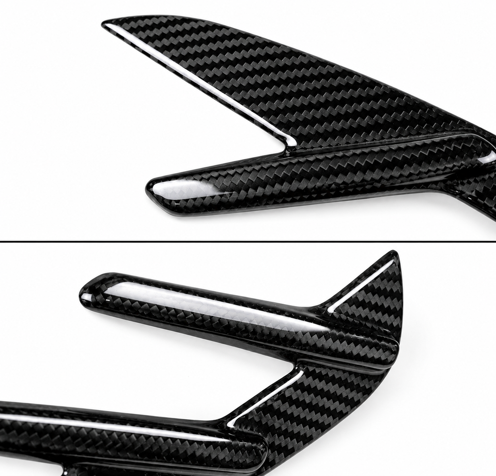 PARA BMW G80 M3 2021-2026 FIBRA DE CARBONO SECA GUARDABARROS DELANTERO VENTILACIÓN LATERAL JUEGO DE MOLDURAS