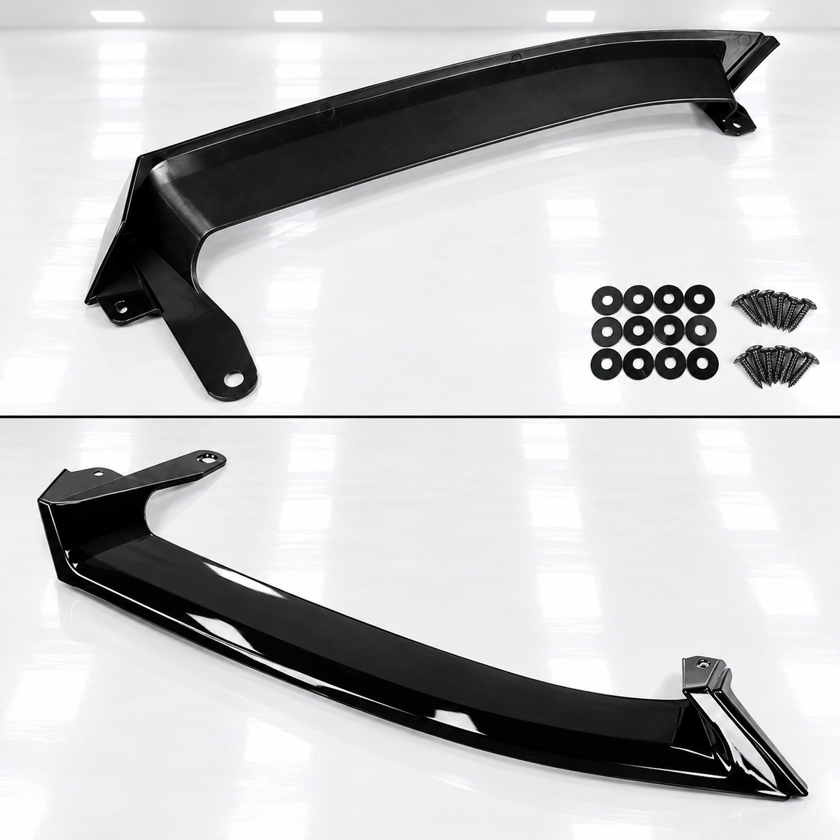 PARA 2024-2026 BMW G60 530I 540I I5 M SPORT MP ESTILO BRILLO NEGRO PARACHOQUES DELANTERO LABIO