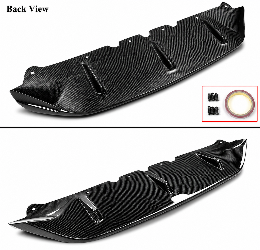 LABIO DE PARACHOQUES DELANTERO DE FIBRA DE CARBONO REAL ESTILO TK SPORT 330I M 19-22 PARA BMW G20 M340I 330I M