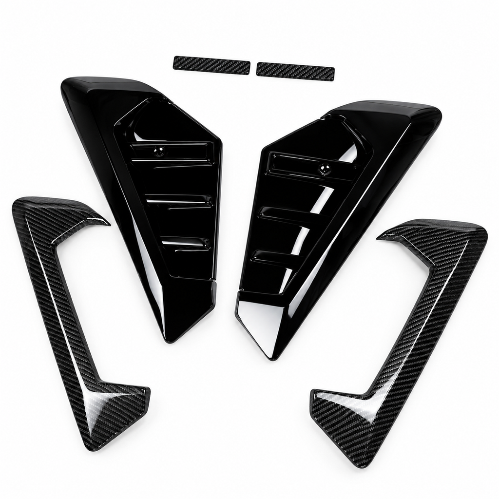 PARA BMW G05 X5 X5M ESTILO GUARDABARROS VENTILACIÓN LATERAL FIBRA DE CARBONO 2024-26 REPUESTO