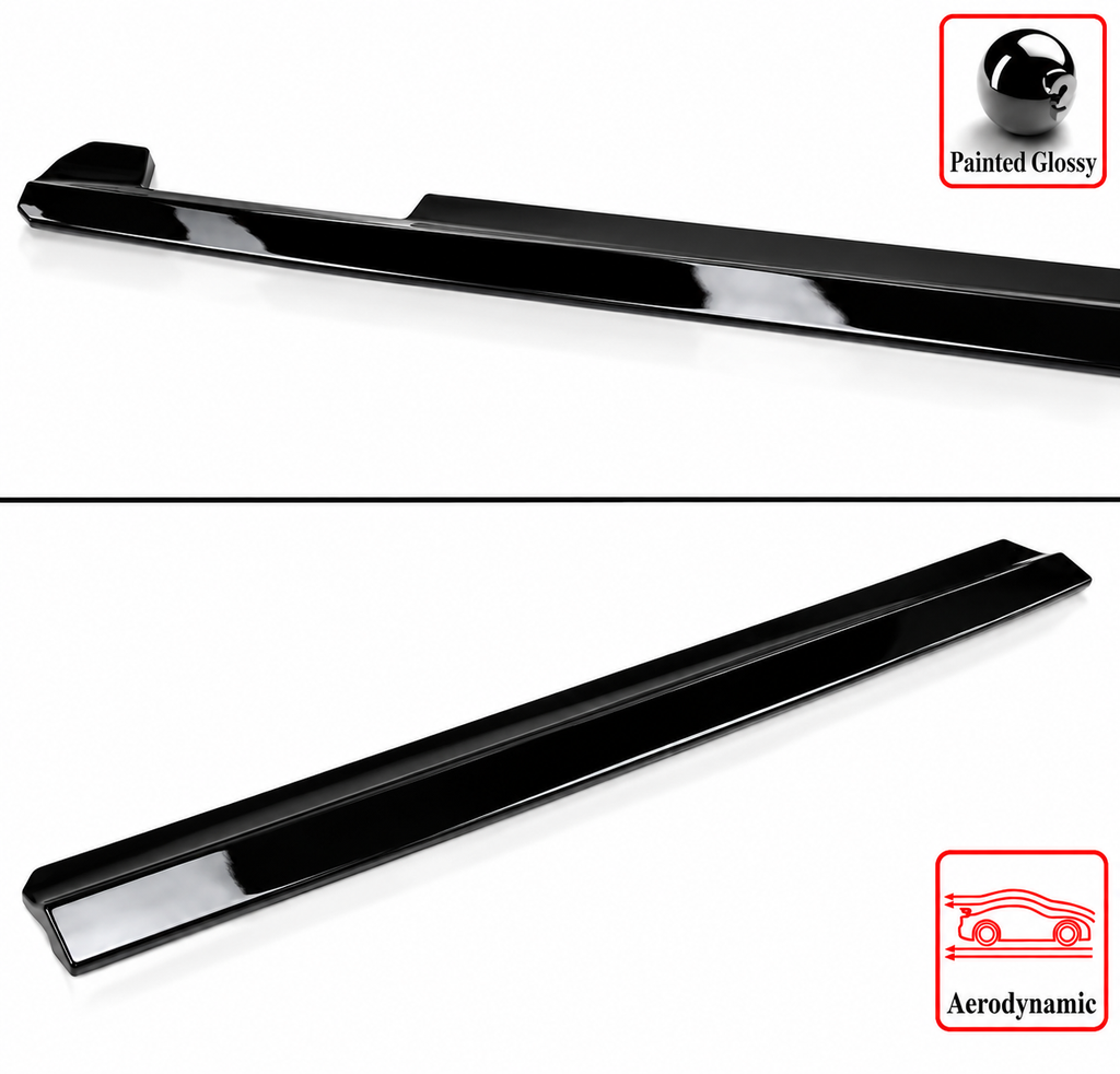 EXTENSIÓN DE FALDÓN LATERAL NEGRO BRILLANTE ESTILO CMS 19-2026 BMW G20 330I 330E M340I