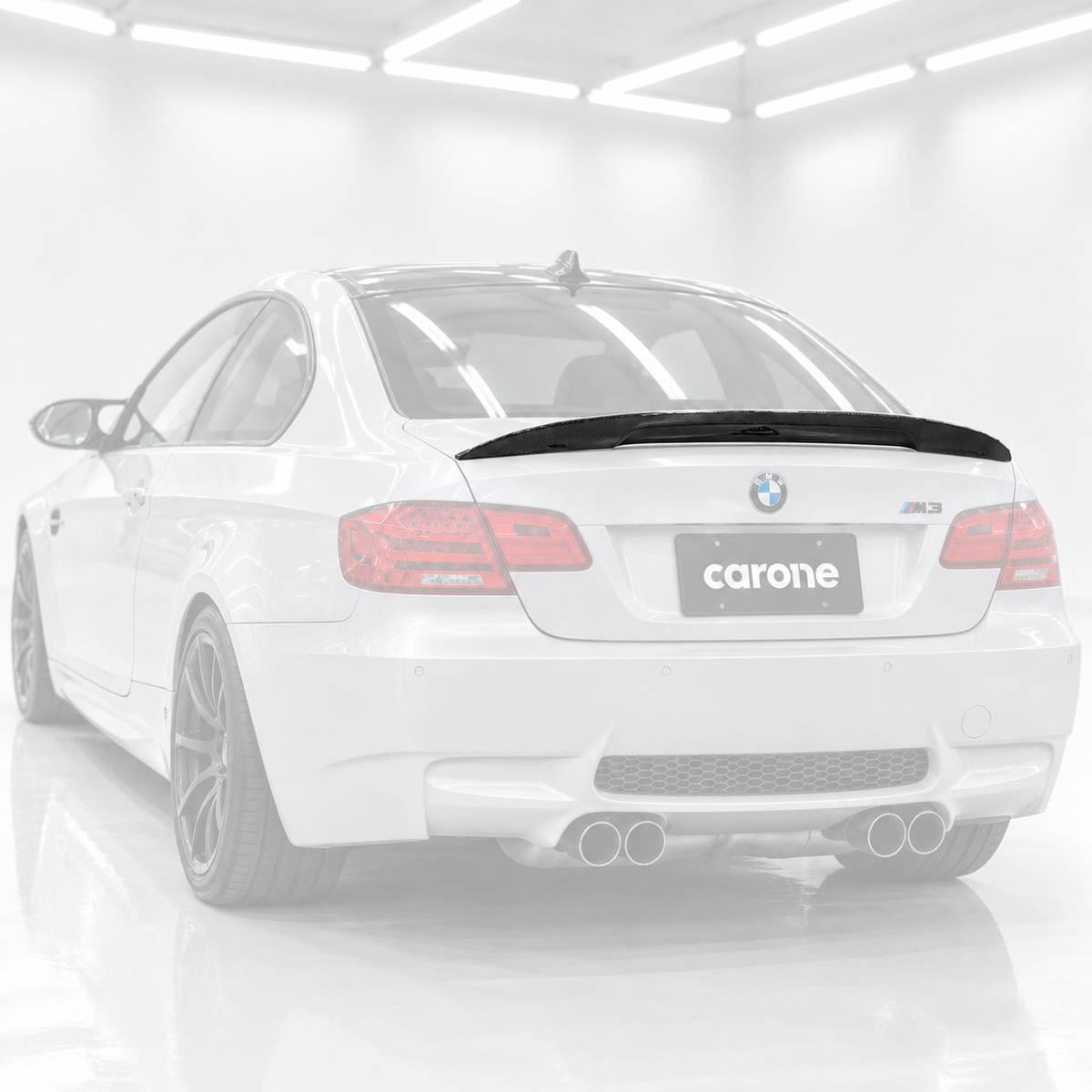 ALERÓN TAPA MALETERO FIBRA CARBONO ESTILO RENDIMIENTO BMW E92 335i M3 cupé 2 puertas