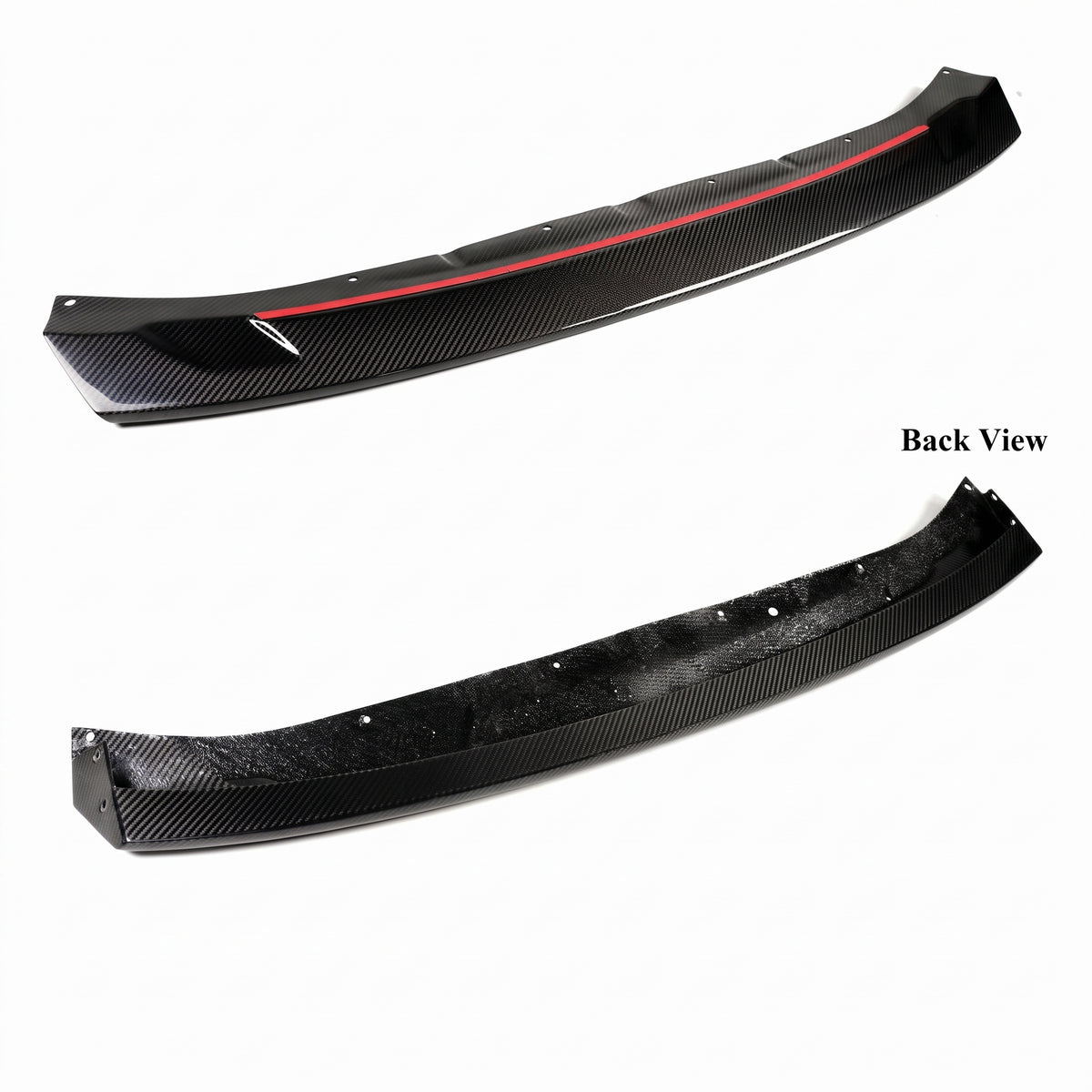 Labio de parachoques delantero de fibra de carbono real estilo V2 para BMW G80 M3 G82 G83 M4 MHC+ 21-26