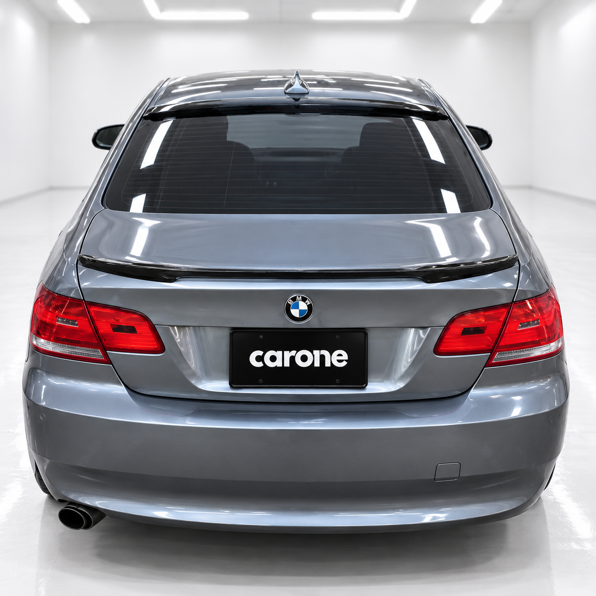 ALERÓN TECHO TRASERO FIBRA CARBONO + TAPA ESTILO RENDIMIENTO PARA BMW E92 M3 CUPÉ