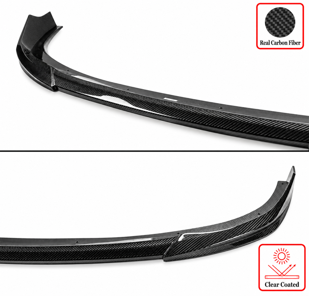PARACHOQUES DELANTERO DE FIBRA DE CARBONO REAL DIVISOR DE LABIOS PARA BMW M340I 330I G20 LCI CTM