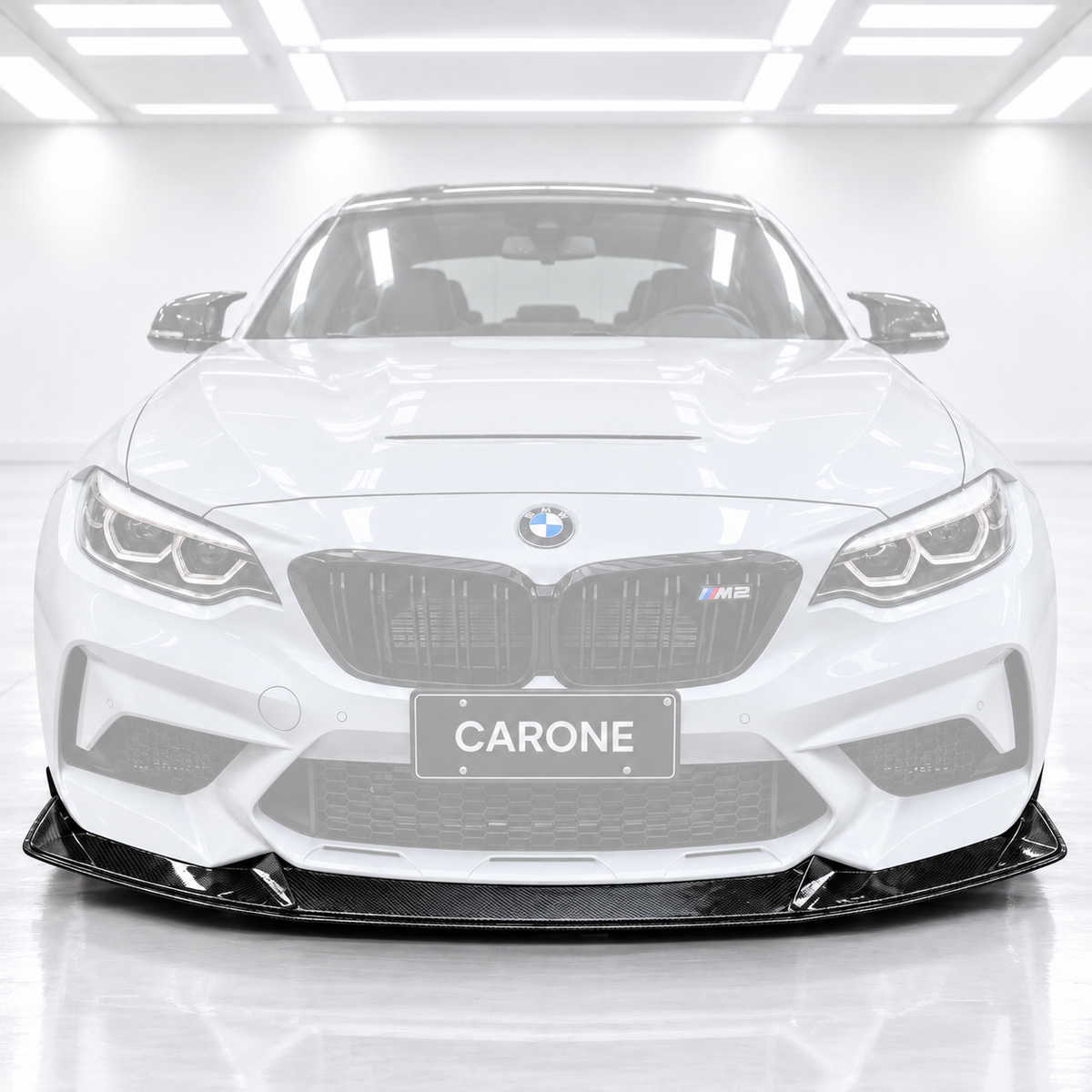 Parachoques delantero de fibra de carbono 19-2021 para BMW M2 COMPETION F87