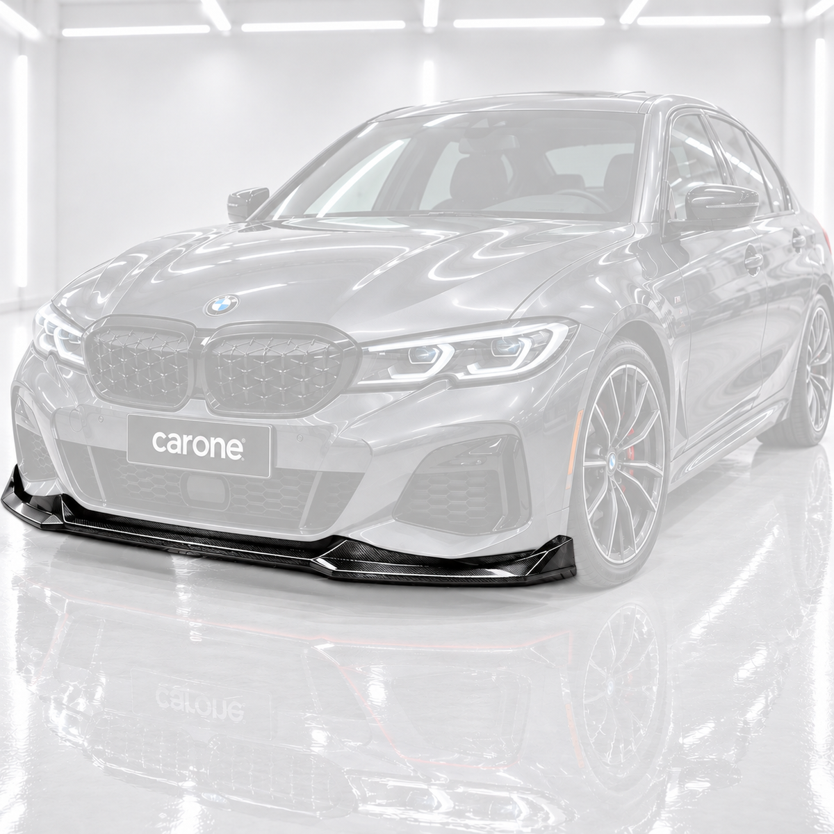 PARACHOQUES DELANTERO DE FIBRA DE CARBONO ESTILO V PARA BMW G20 M340I 330I 2019-2022