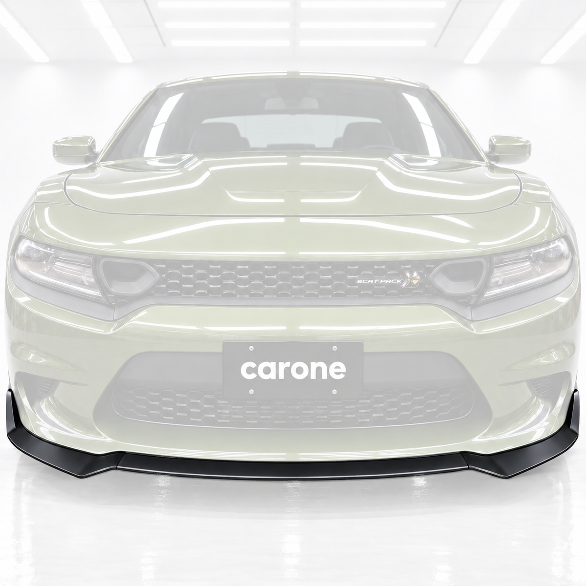 Kit de labios de parachoques delantero negro mate para Dodge Charger SRT Hellcat Scat Pack 2015-23