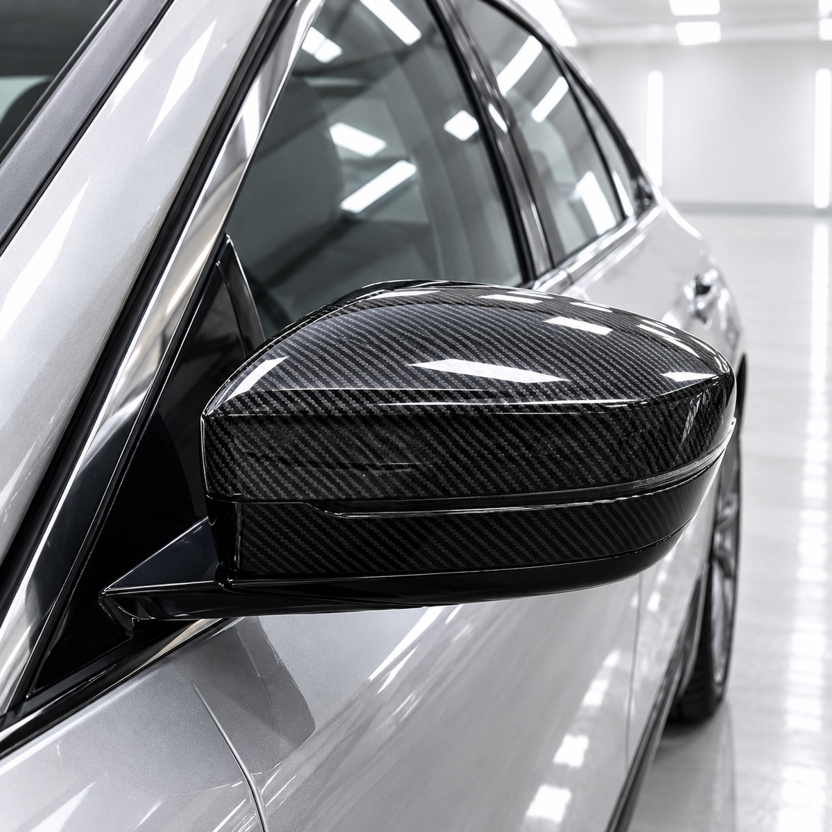 PARA BMW G15 G20 G22 2018-2023 SERIE 3 4 8 TAPAS DE ESPEJOS RETROVISORES LATERALES DE FIBRA DE CARBONO