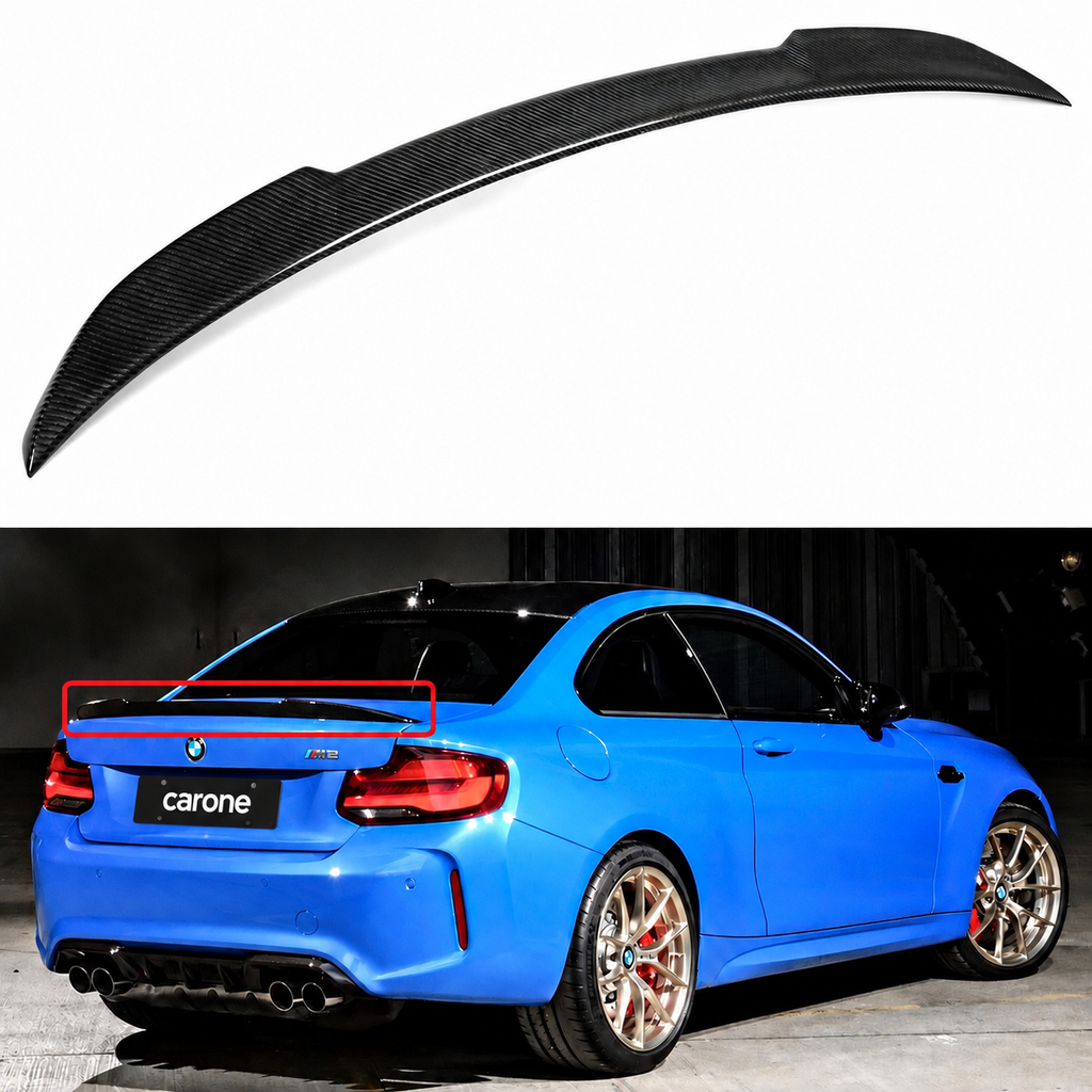 ALERÓN TRASERO DE FIBRA DE CARBONO PARA BMW F22 SERIE 2 2014-2021 F87 M2 CS STYLE