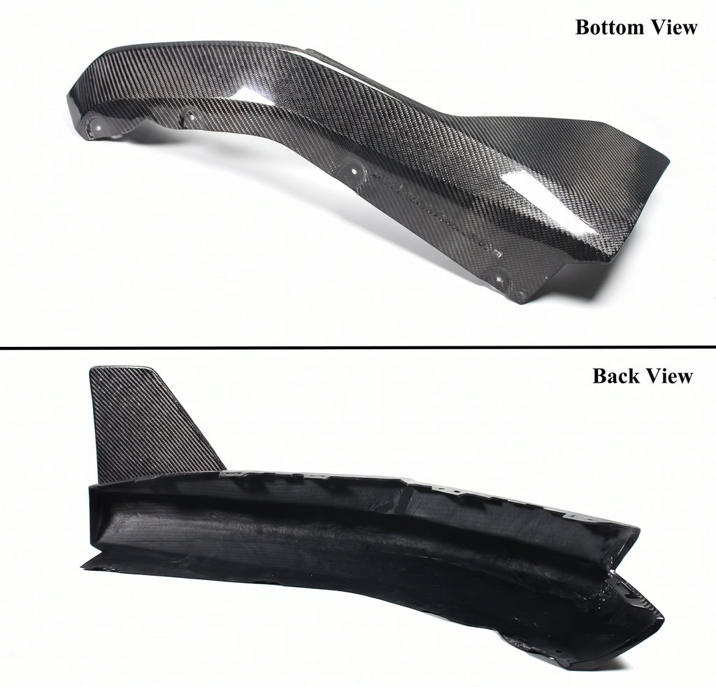 Extensión de parachoques trasero de fibra de carbono estilo rendimiento para BMW G82 G83 M4 21-26