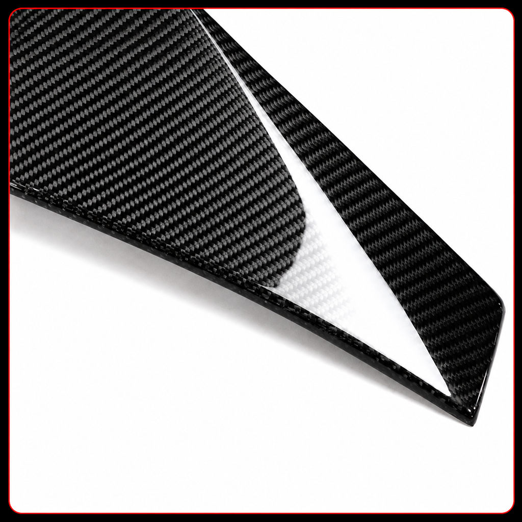 ALERÓN DE TECHO VENTANA TRASERA DE FIBRA DE CARBONO ESTILO SQ PARA BMW G60 530I G90 M5 2024-2027