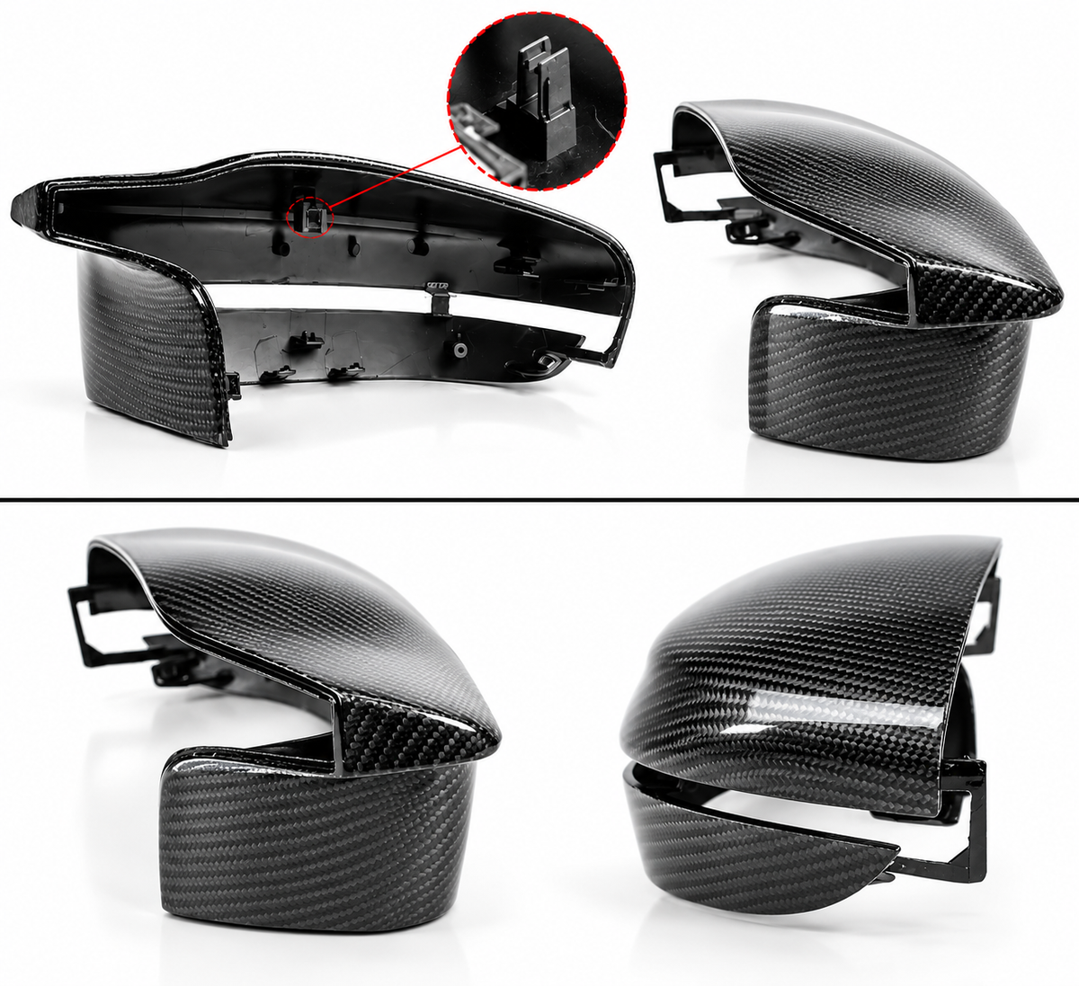 PARA BMW G20 G42 G26 M240i M340i FIBRA DE CARBONO REPUESTO TAPAS ESPEJOS LATERALES