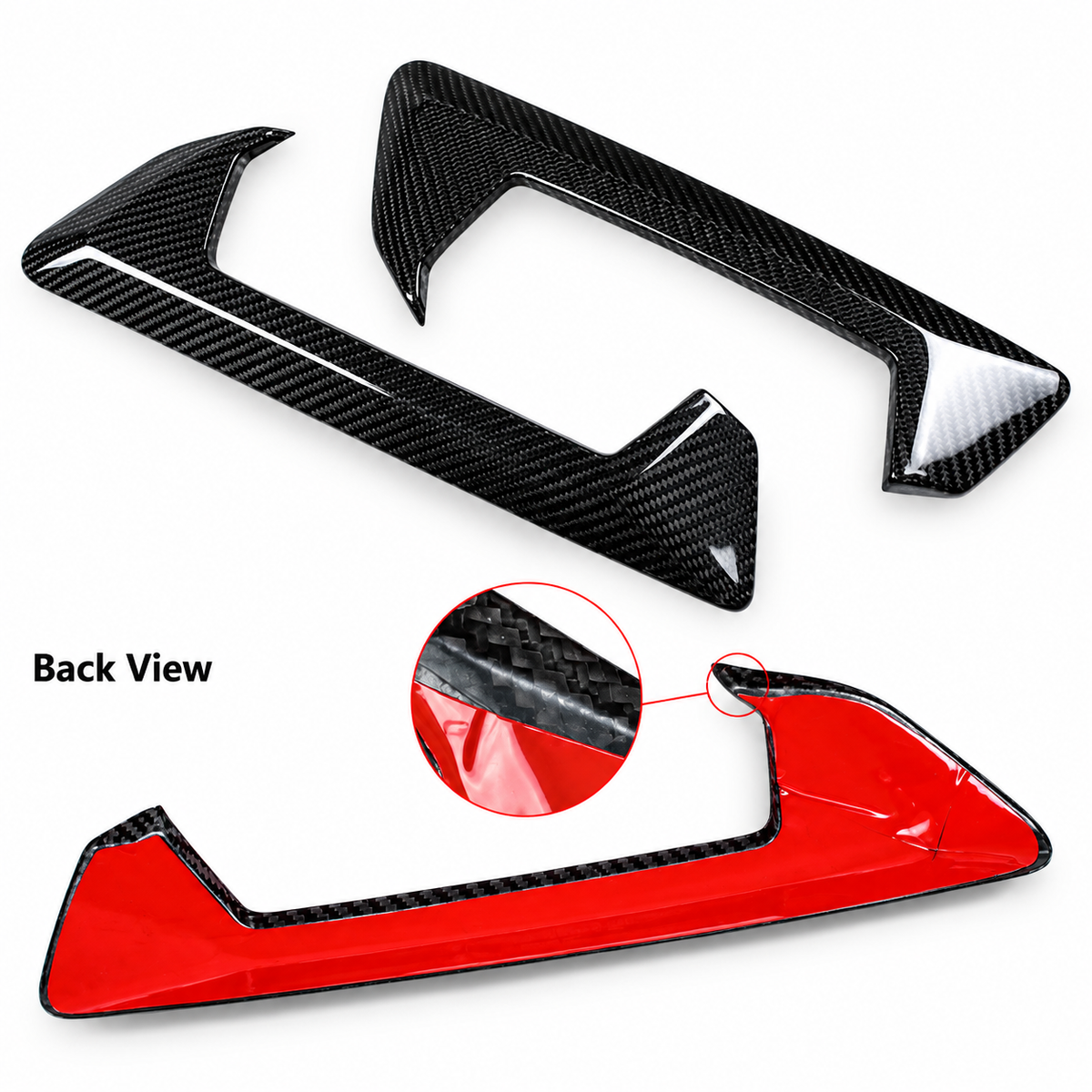 PARA BMW G05 X5 X5M ESTILO GUARDABARROS VENTILACIÓN LATERAL FIBRA DE CARBONO 2024-26 REPUESTO
