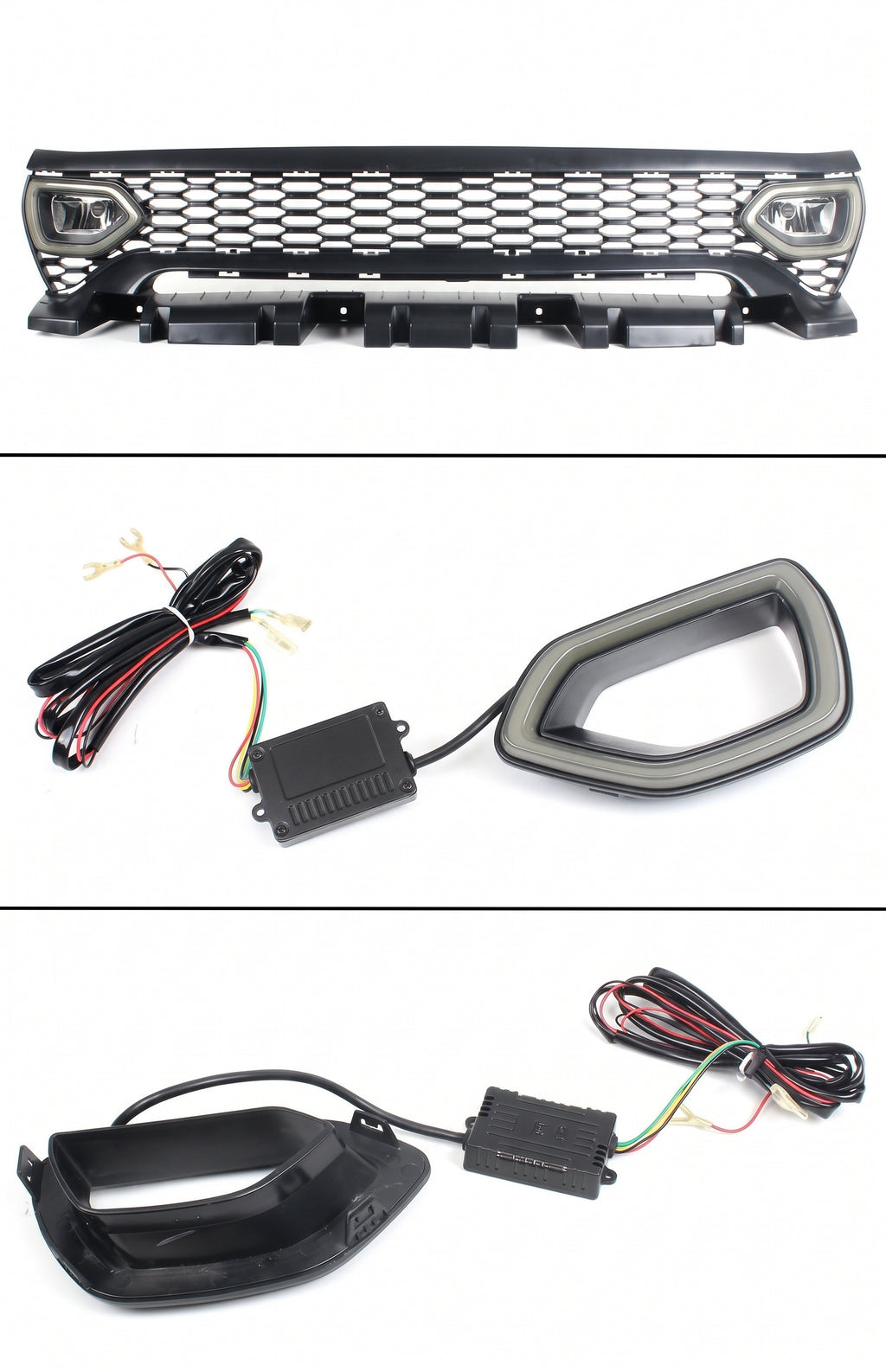DODGE CHARGER SRT 2020-23 CARROCERÍA WIDEBODY INTERRUPTOR DE HUMO REJILLA SUPERIOR LED