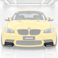 LABIO ALERÓN PARACHOQUES DIVISOR DELANTERO FIBRA CARBONO NEGRO PARA BMW E90 E92 E93 M3 07-13-