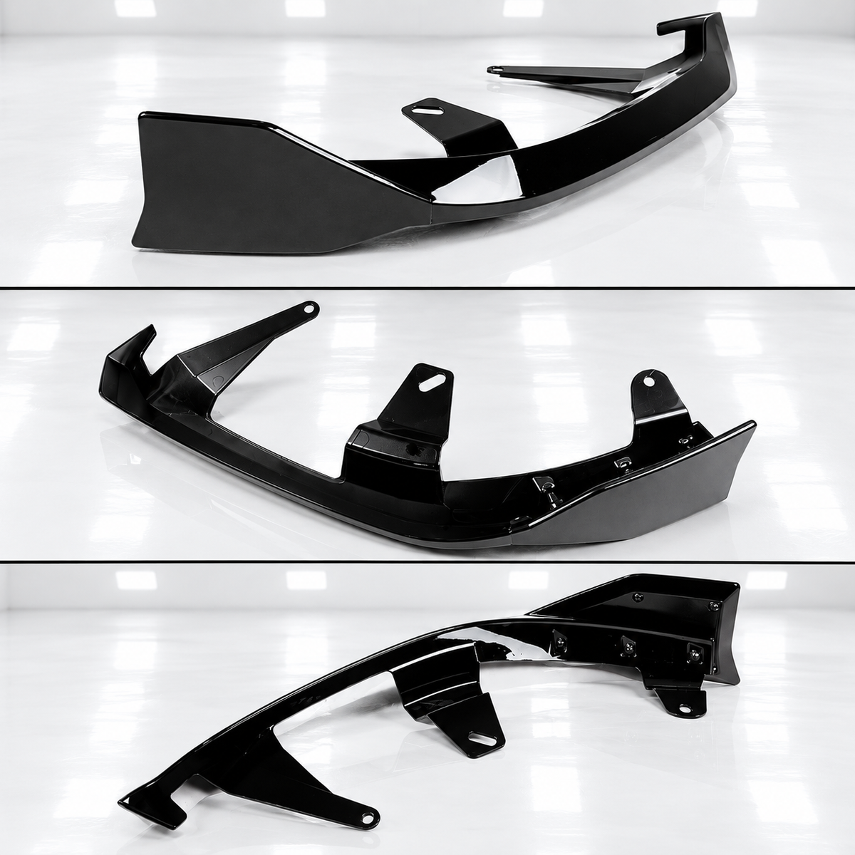 PARA 2024-2026 BMW G60 530I 540I I5 M SPORT MP ESTILO BRILLO NEGRO PARACHOQUES DELANTERO LABIO