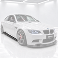 Divisores de extensión de faldón lateral de fibra de carbono de rendimiento para BMW E92 E93 M3 08-13