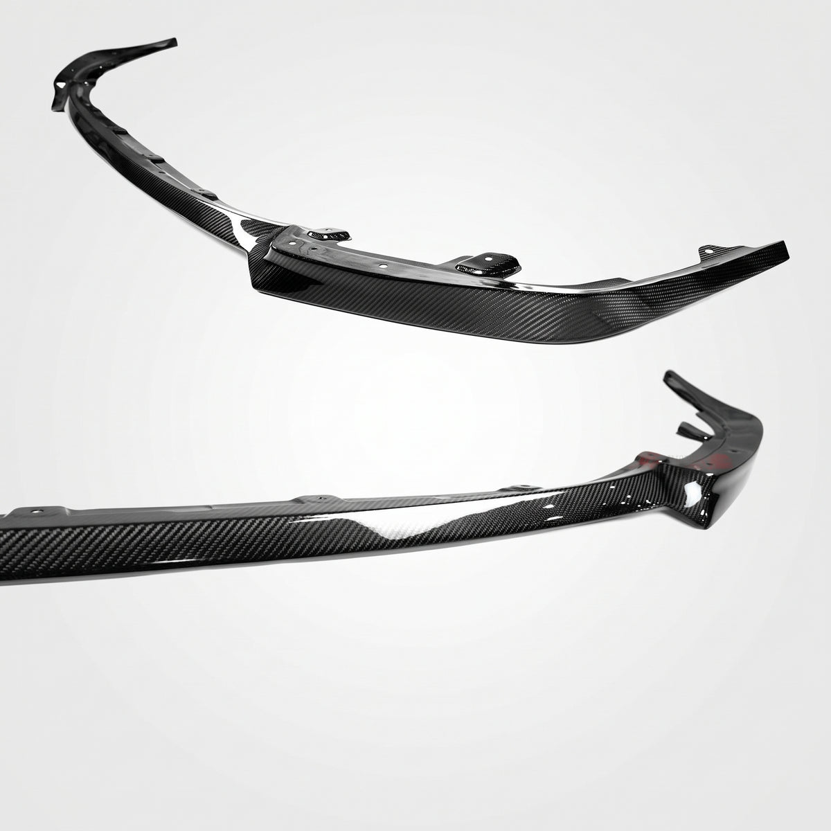 PARA BMW G87 M2 2023-26 FIBRA DE CARBONO REAL 1 PIEZA PARACHOQUES DELANTERO LABIO DIVISOR