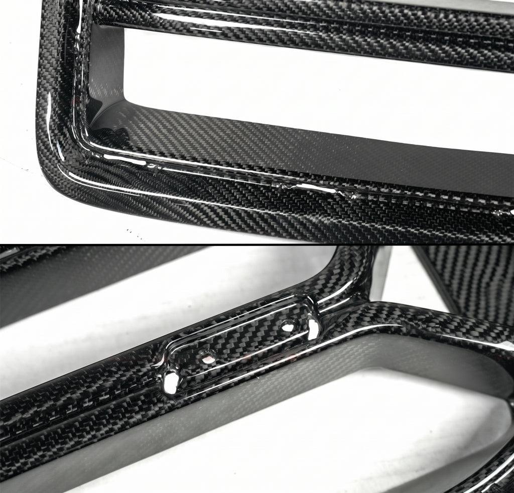 BMW G87 M2 ESTILO CSL 23-26 FIBRA DE CARBONO REAL NARIZ DELANTERA RIÑÓN REJILLA