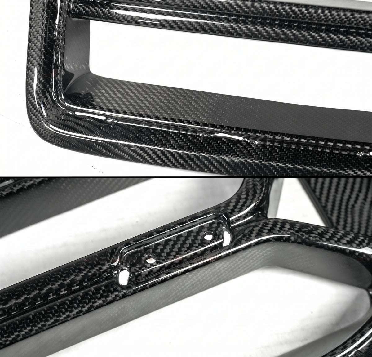 BMW G87 M2 ESTILO CSL 23-26 FIBRA DE CARBONO REAL NARIZ DELANTERA RIÑÓN REJILLA