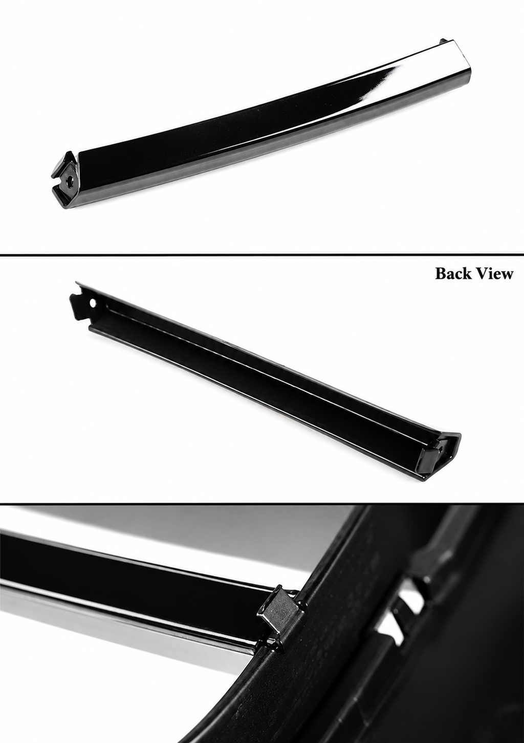 PARA BMW M3 G80 M4 G82 G83 2021-26 ESTILO V ABS NEGRO BRILLANTE NARIZ REJILLA