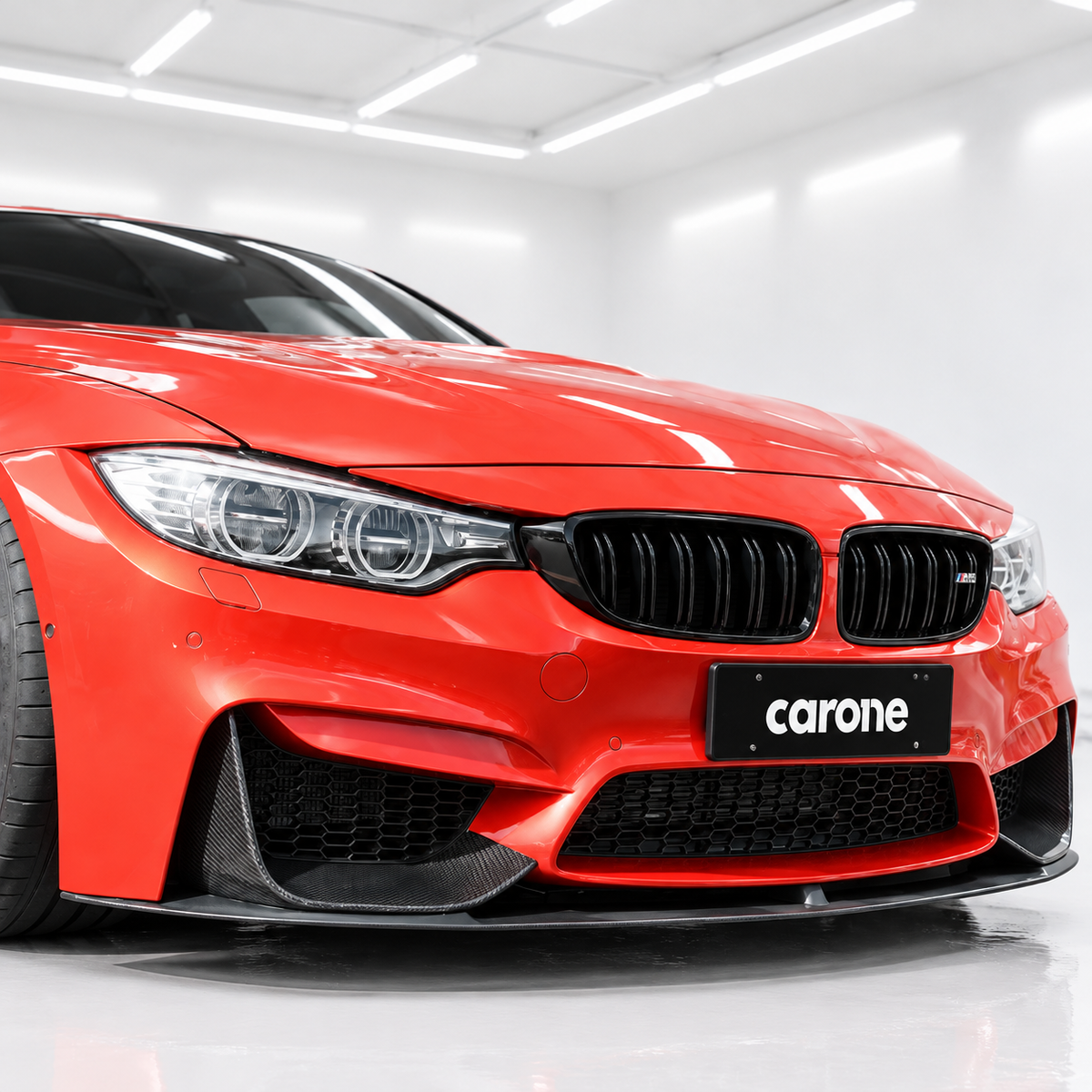 Juego de 2 divisores de fibra de carbono para BMW F80 M3 F82 M4 2015-19 +