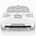 PARA BMW E92 E93 E93 M3 ESTILO V TAMAÑO COMPLETO FIBRA DE CARBONO DIFUSOR REAL PARACHOQUES TRASERO