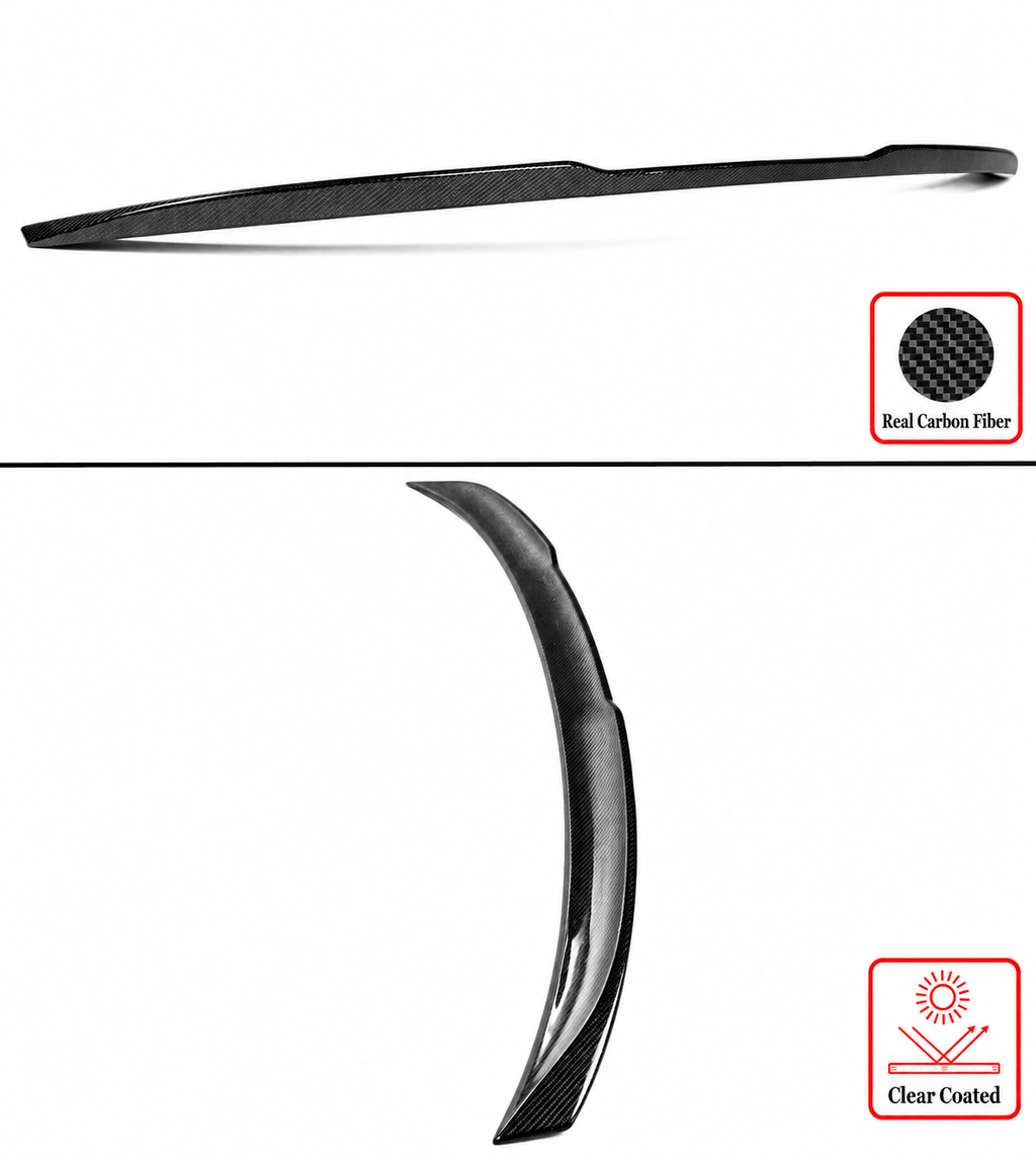 PARA BMW G20 330i G80 M3 19-26 OE ESTILO ELEGANTE FIBRA CARBONO MALETERO TAPA ALERÓN