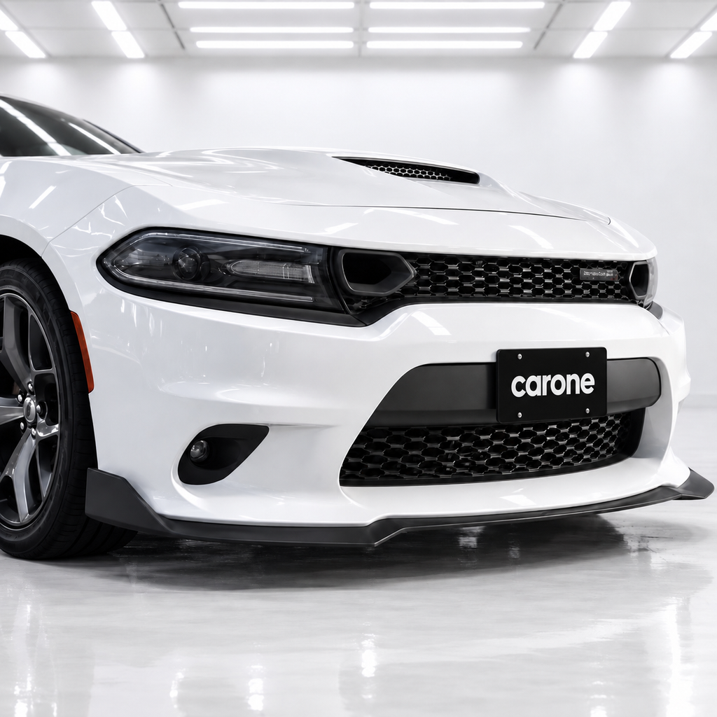Kit de labios de parachoques delantero negro mate para Dodge Charger SRT Hellcat Scat Pack 2015-23