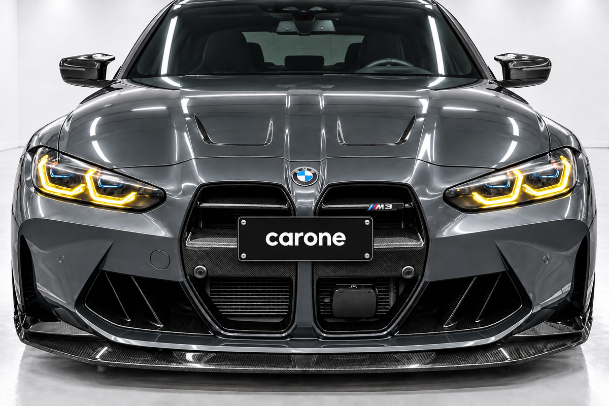 Parrilla delantera de fibra de carbono preimpregnada estilo VR 21-26 BMW M3 G80 M4 G82 G83