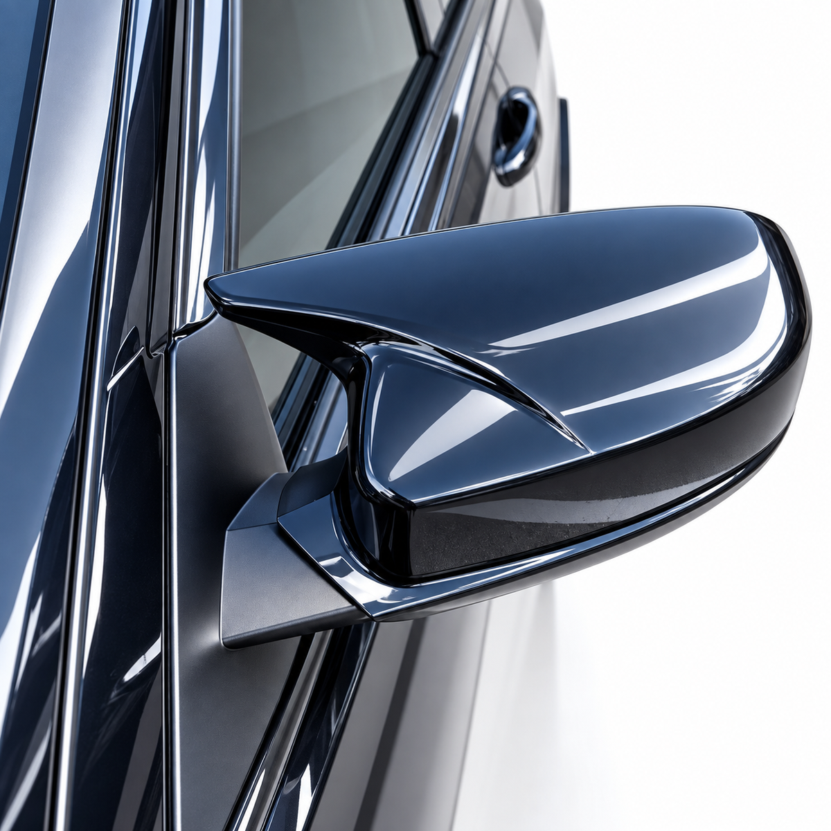 Dodge 11-23 Estilo M negro brillante cubierta de espejo lateral tapa superposición