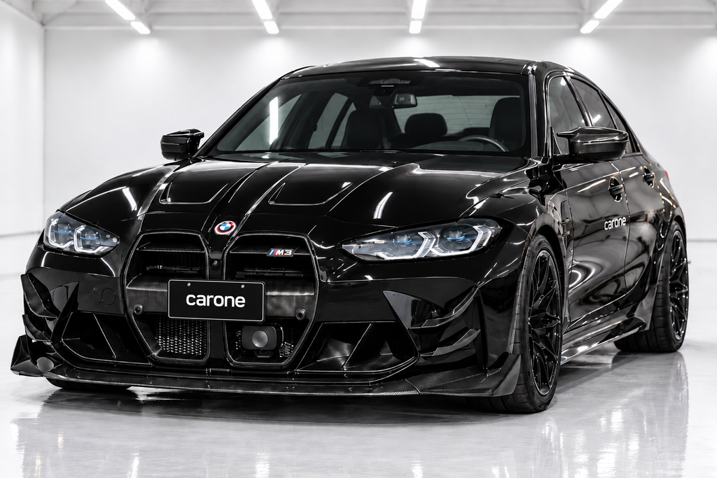 Parrilla delantera de fibra de carbono preimpregnada estilo VR 21-26 BMW M3 G80 M4 G82 G83