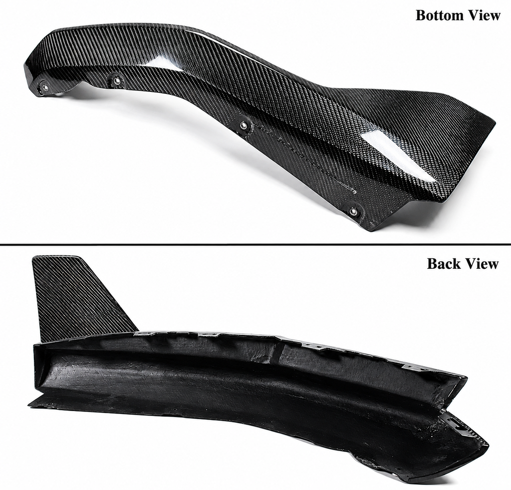 DIFUSOR TRASERO LED DE FIBRA DE CARBONO ESTILO J PARA BMW G80 M3 21-26 + EXTENSIÓN LATERAL MP