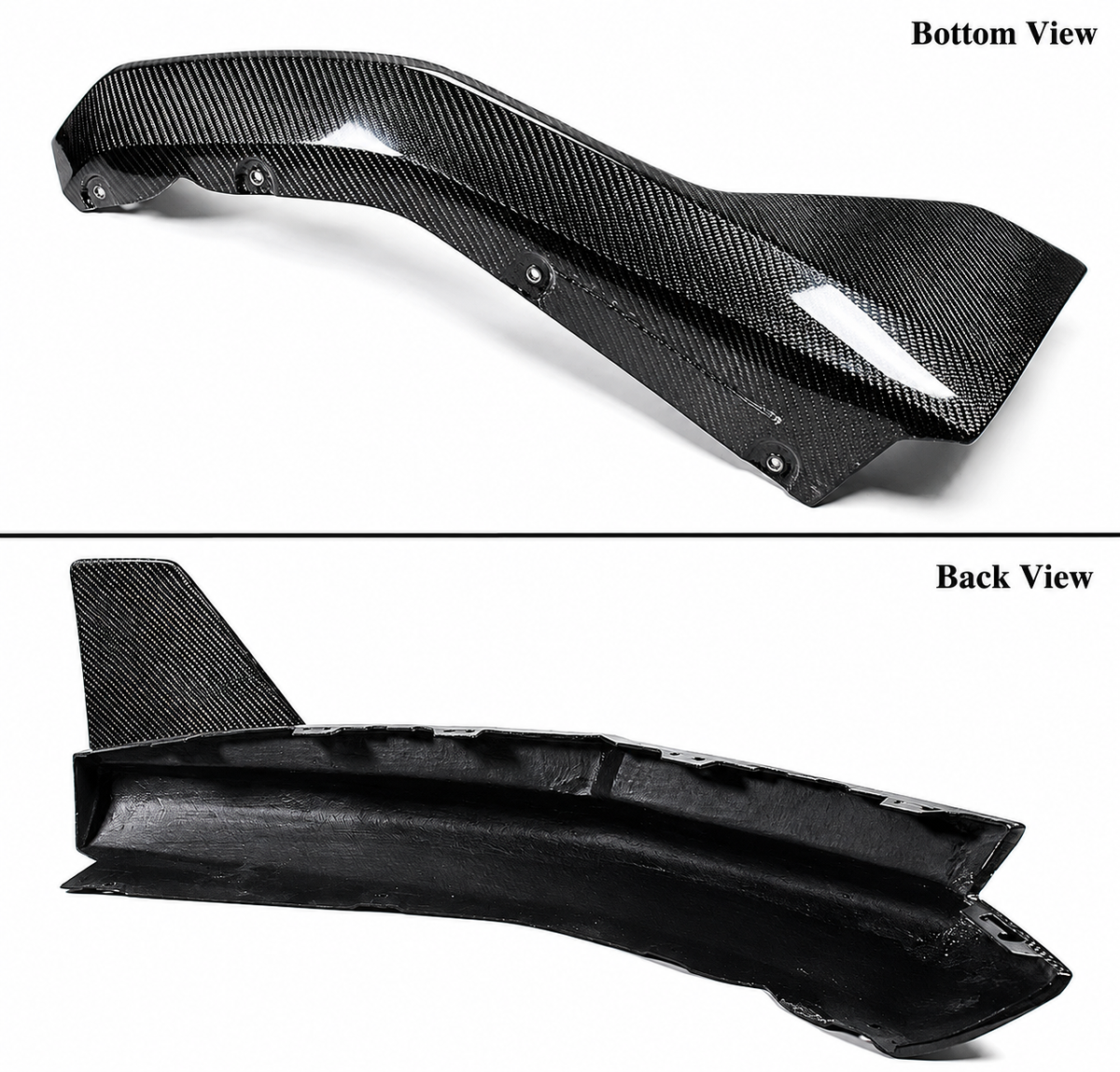 DIFUSOR TRASERO LED DE FIBRA DE CARBONO ESTILO J PARA BMW G80 M3 21-26 + EXTENSIÓN LATERAL MP