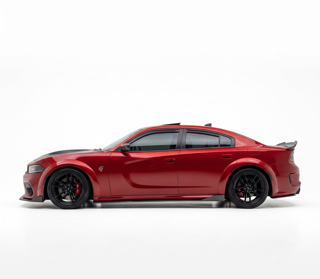 DODGE CHARGER 2011-2023 ESTILO M 3D AERO ONDULADO VENTANA VISERA PROTECTOR CONTRA LA LLUVIA