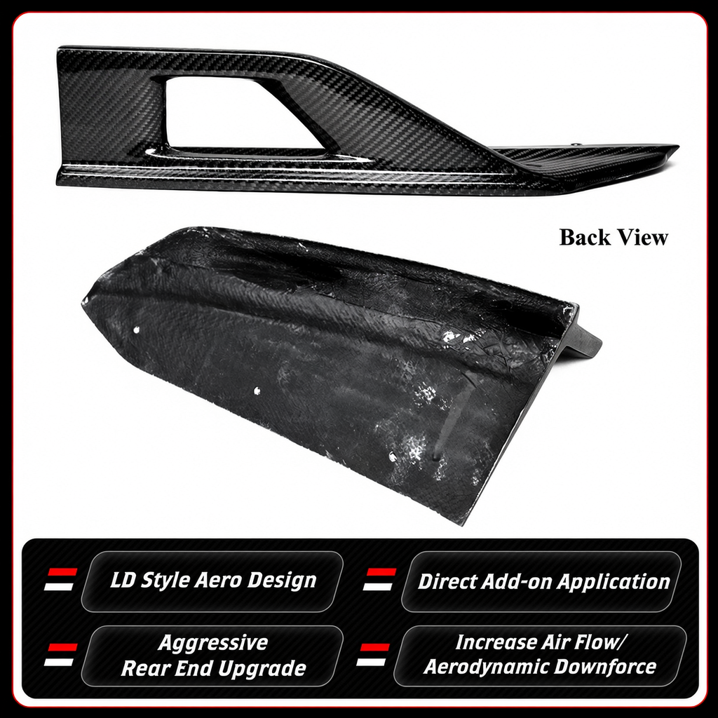 EXTENSION DE PARACHOQUES TRASERO DE FIBRA DE CARBONO PARA BMW F95 X5M 2020-26