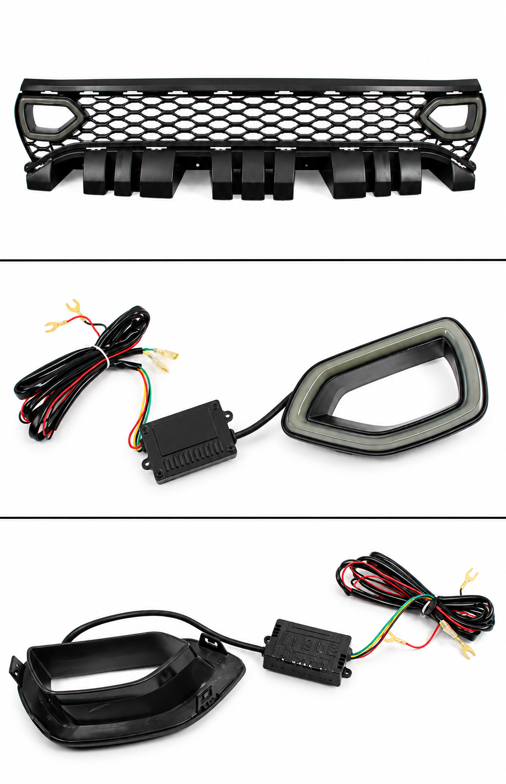 PARA CARGADOR 15-2023 RT SCAT PACK SRT ESTILO INTERRUPTOR TRASERO LED CONDUCTO DE AIRE REJILLA