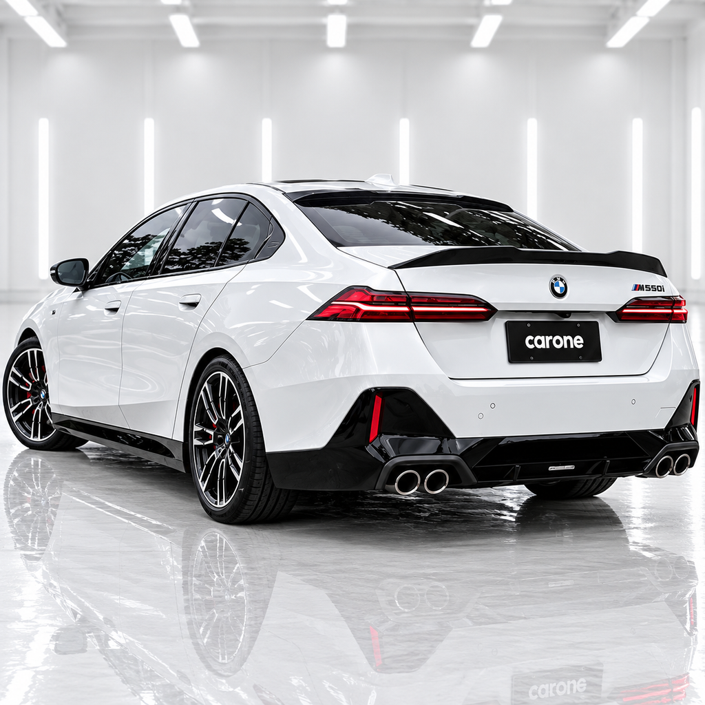 ALERÓN DE TECHO DE FIBRA DE CARBONO COMPLETO ESTILO V CTM V 2024-26 BMW G60 530I G90 M5
