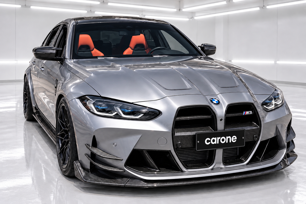 Parrilla delantera de fibra de carbono preimpregnada estilo VR 21-26 BMW M3 G80 M4 G82 G83