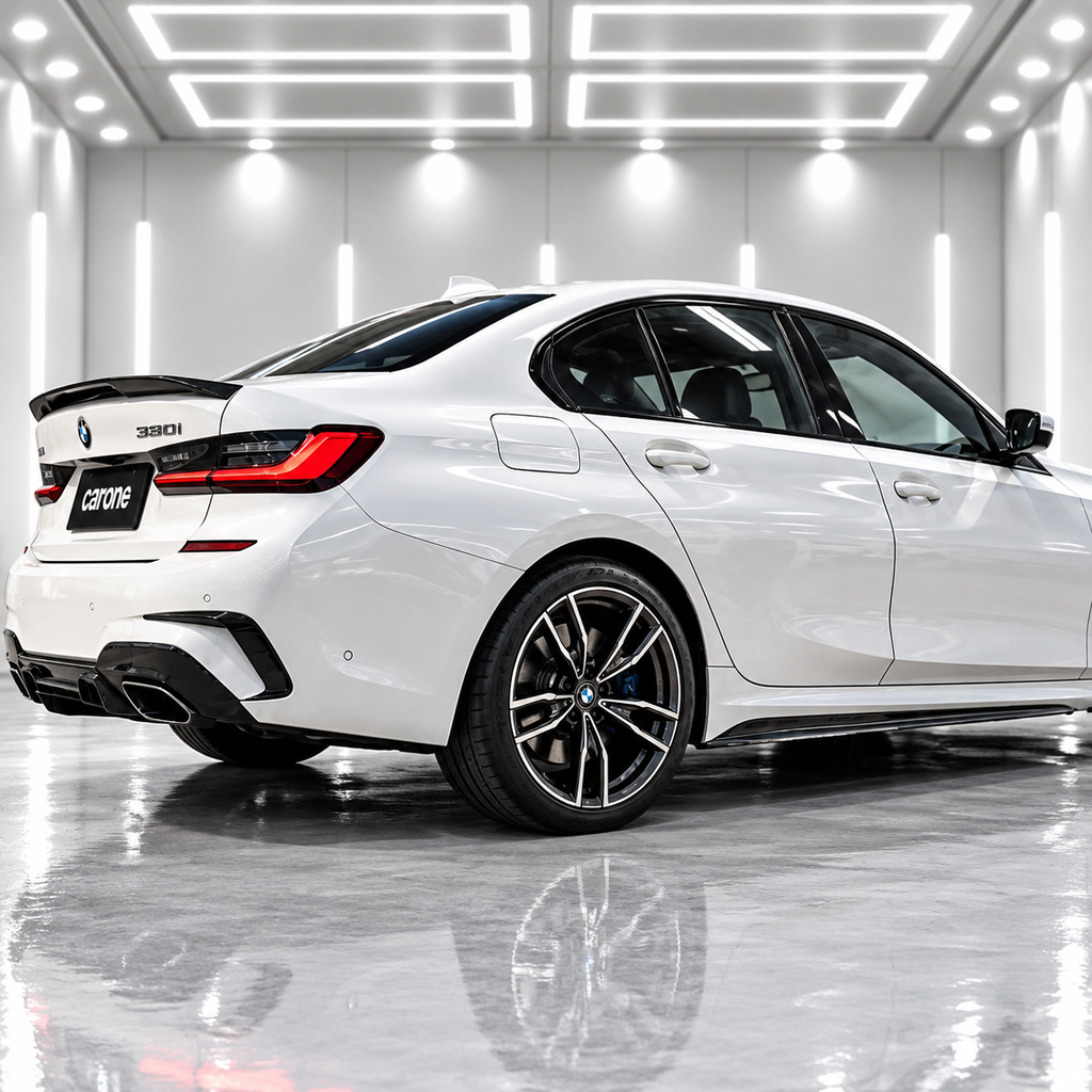 PARA BMW G20 330i M340i M3 G80 19-26 NEGRO BRILLANTE ESTILO RENDIMIENTO ALERÓN MALETERO