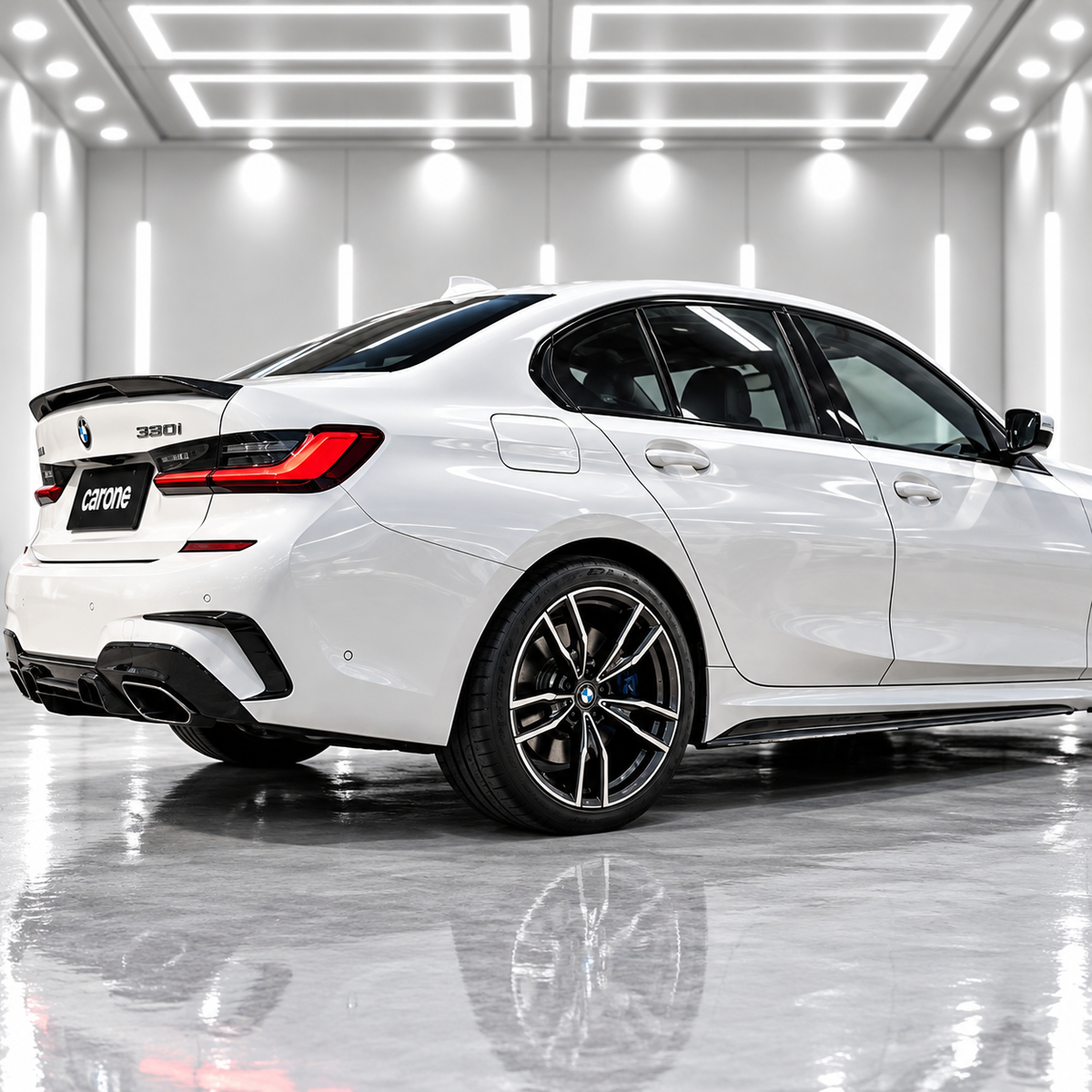 PARA BMW G20 330i M340i M3 G80 19-26 NEGRO BRILLANTE ESTILO RENDIMIENTO ALERÓN MALETERO