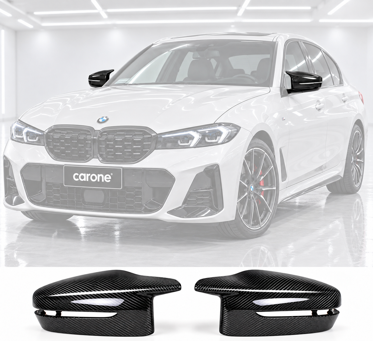 PARA BMW G20 G42 G26 M240i M340i FIBRA DE CARBONO REPUESTO TAPAS ESPEJOS LATERALES