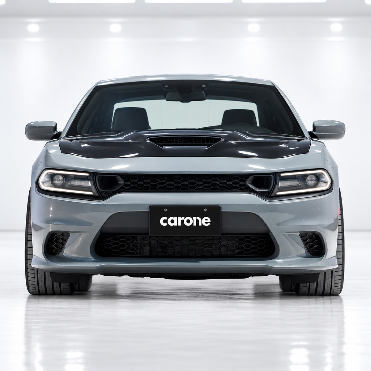 CARGADOR DODGE 15-23 RT SCAT PACK SRT DOBLE SNORKEL DELANTERO SUPERIOR + REJILLA INFERIOR