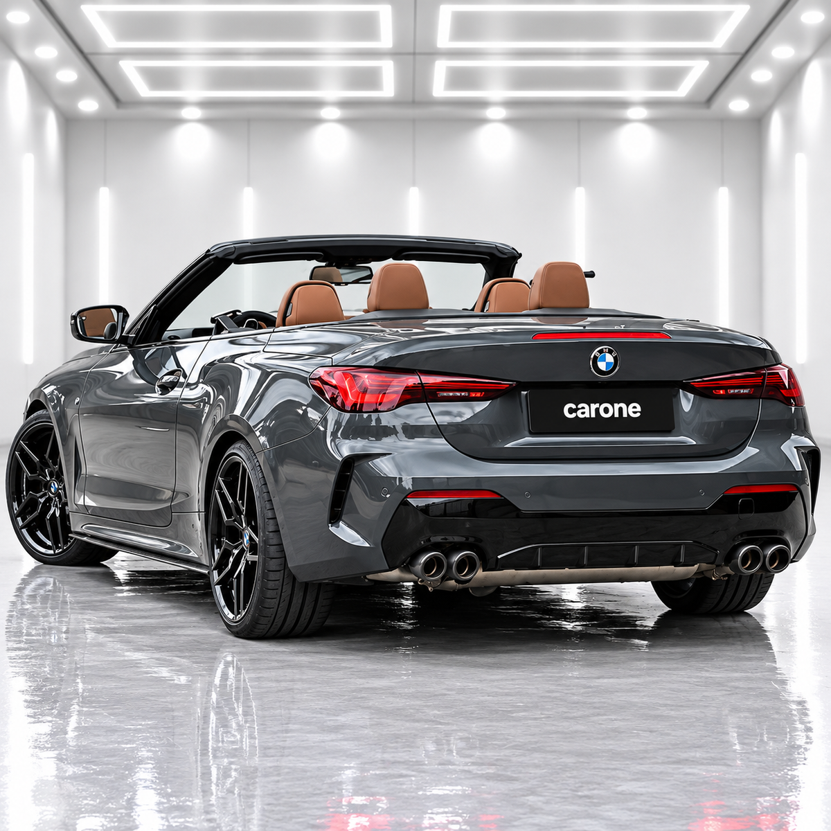 EXTENSIÓN DE FALDÓN LATERAL NEGRO BRILLANTE ESTILO M 2 PUERTAS PARA BMW G22 G23 430I M440I 2021-26