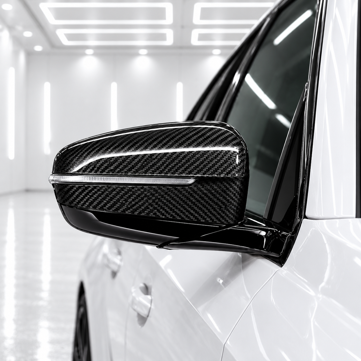 PARA BMW G15 G20 G22 2018-2023 SERIE 3 4 8 TAPAS DE ESPEJOS RETROVISORES LATERALES DE FIBRA DE CARBONO